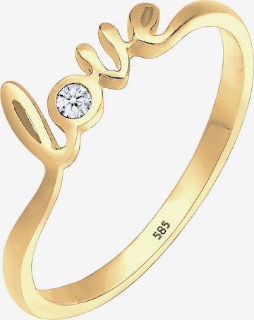 Elli DIAMONDS Ring in Gold: front