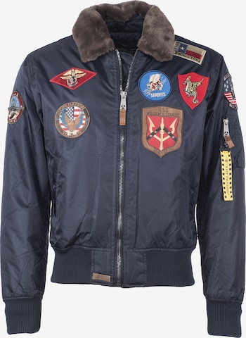 TOP GUN Between-Season Jacket in Blue