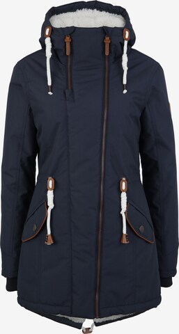 Manteau d’hiver 'Daisy' BRAVE SOUL en bleu : devant