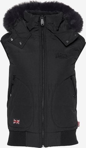 LONSDALE Vest in Black: front