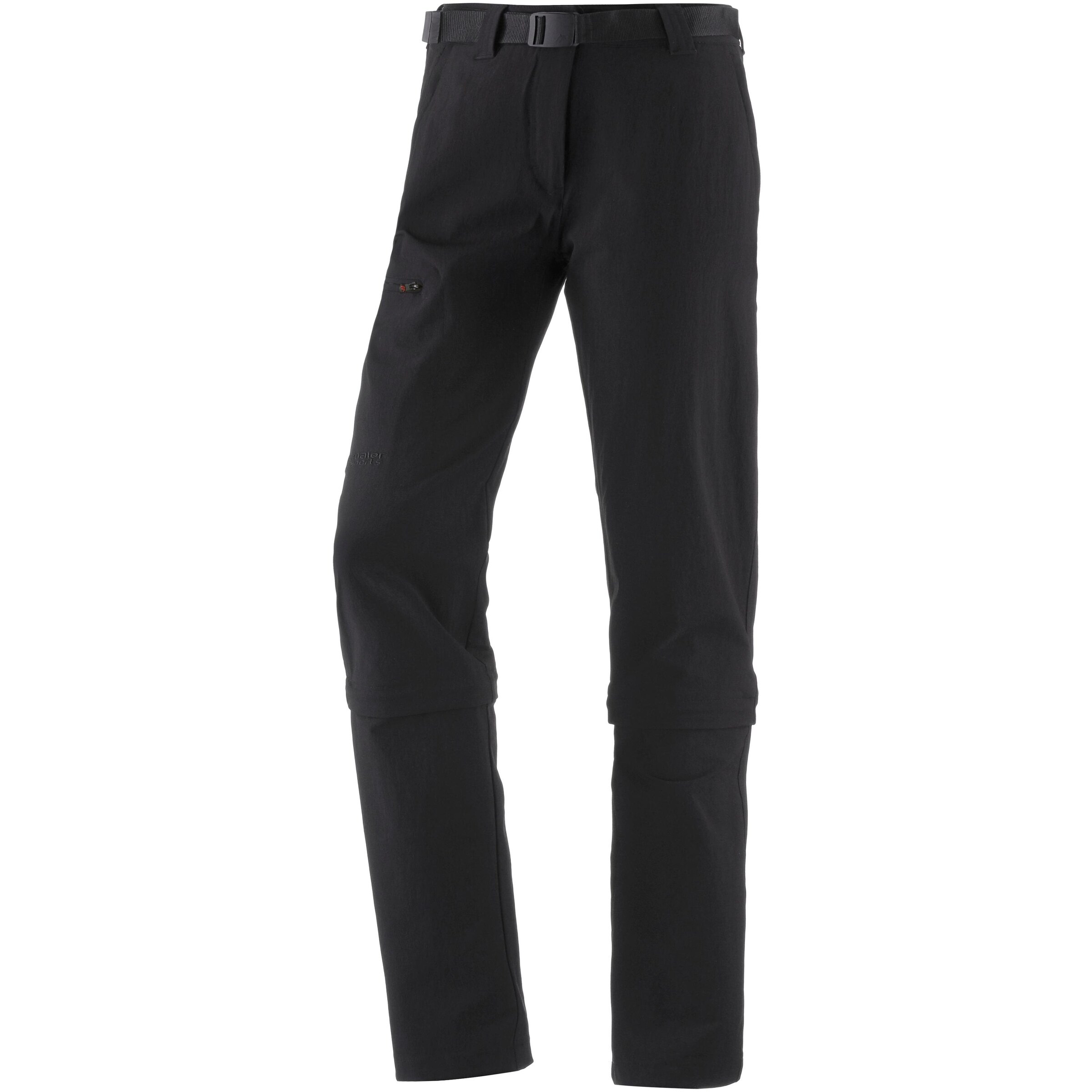 Maier Sports Regular Sporthose 'Arolla' in Schwarz: Vorderseite