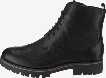 Bottines à lacets 'Faria' CAPRICE en noir