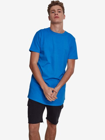 T-Shirt Urban Classics en bleu : devant