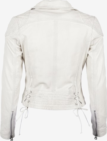 Maze Lederjacke 'Ibiza' in Weiß | ABOUT YOU