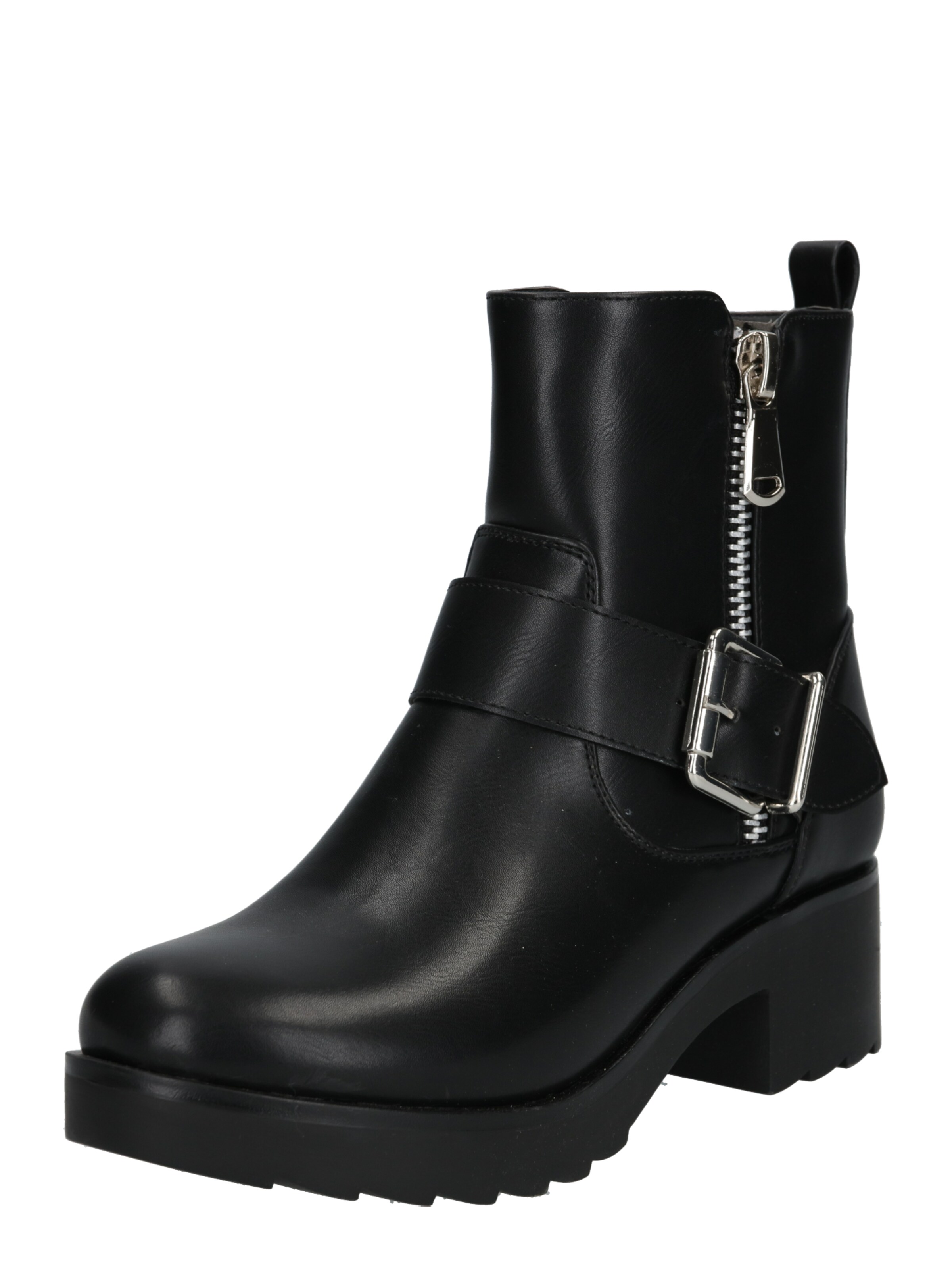 ABOUT YOU - Enkellaarsjes 'Tia' in de kleur Zwart