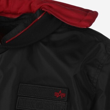 ALPHA INDUSTRIES Regularny krój Kurtka przejściowa w kolorze czarny