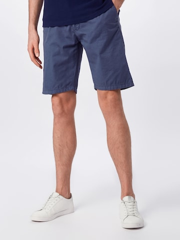 Urban Classics Regular Pants in Blue: front