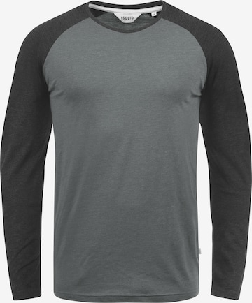 !Solid Sweatshirt 'Bastien' in Grey: front