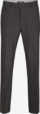 BRAX Slim fit Pleated Pants 'Enrico' in Grey: front