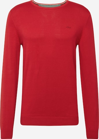 s.Oliver - Pullover em vermelho: frente