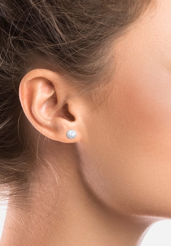 ELLI Ohrringe Earcuff, Kugel, Geo in Silber