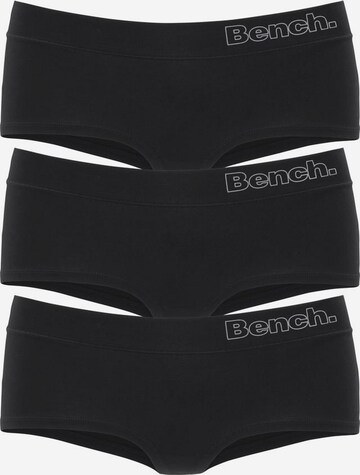 BENCH Panty (3 Stück) in Schwarz: predná strana