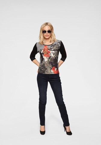MAC Slimfit Jeans 'Angela New' in Blauw