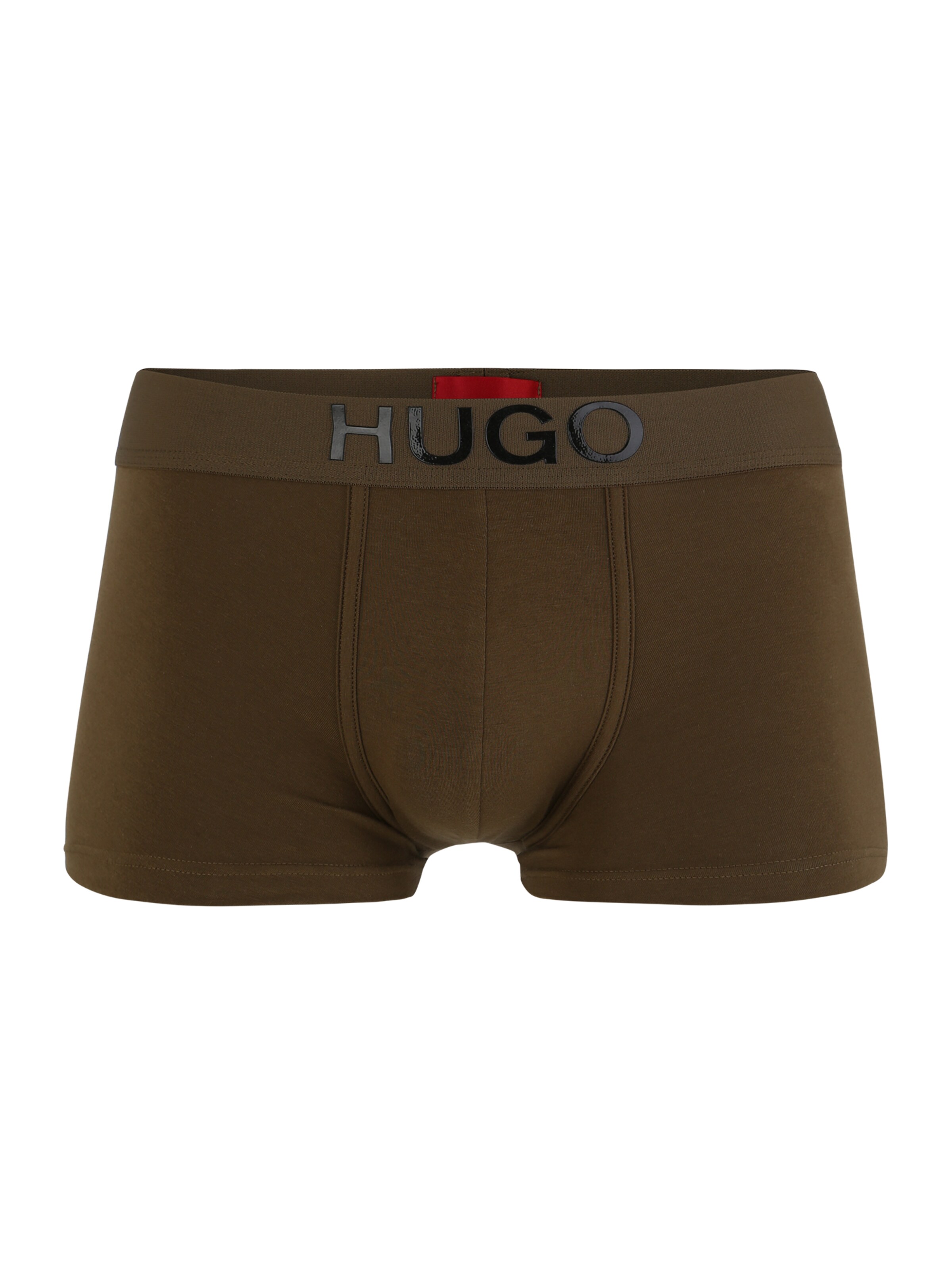 HUGO - Boxershorts 'TRUNK ICONIC' in de kleur Olijfgroen