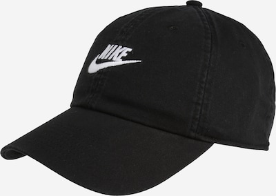 Nike Sportswear Шапка с козирка 'Heritage 86' в черно / бяло, Преглед на продукта