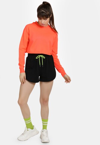 myMo ATHLSR Athletic Sweater in Orange: front