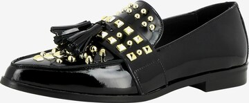 EVITA Classic Flats 'FILIPA' in Black: front