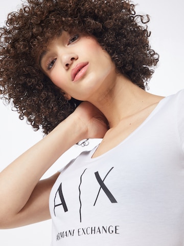 ARMANI EXCHANGE Koszulka '8NYT70' w kolorze biały