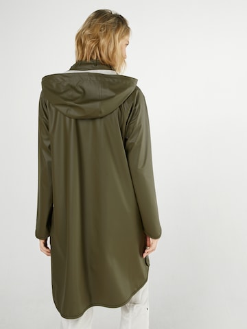 ILSE JACOBSEN Funkční kabát – zelená: zadní strana