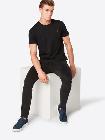 Polo Ralph Lauren Slim Fit T-Shirt in Schwarz