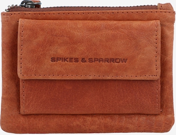 Spikes & Sparrow Key Ring in Brown: front