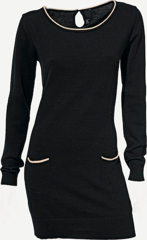 Pull-over heine en noir : devant