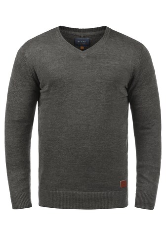 BLEND Sweater 'Lasse' in Grey: front