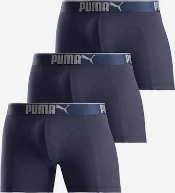 Boxers PUMA en bleu : devant