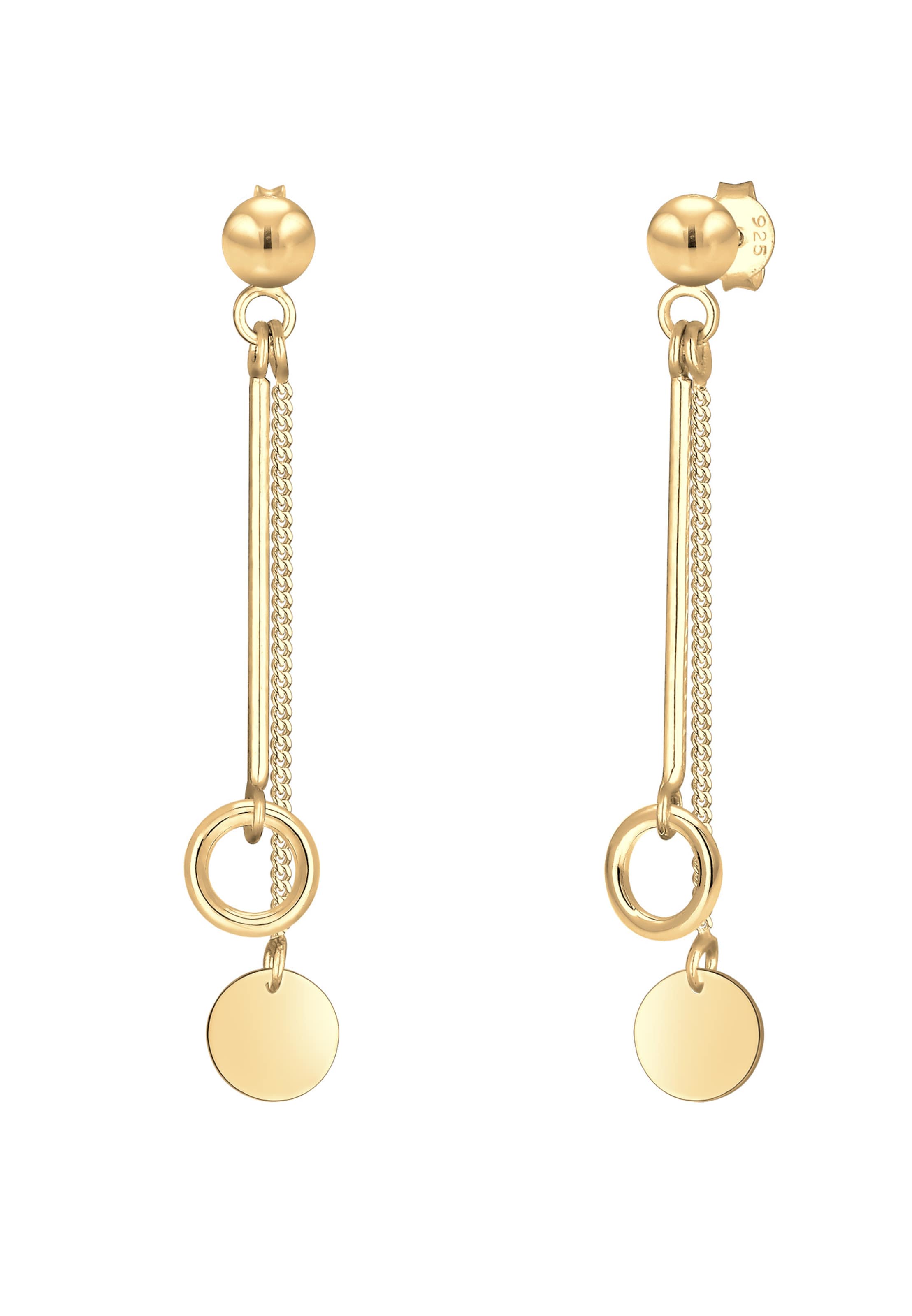 ELLI Ohrringe in Gold: Vorderseite