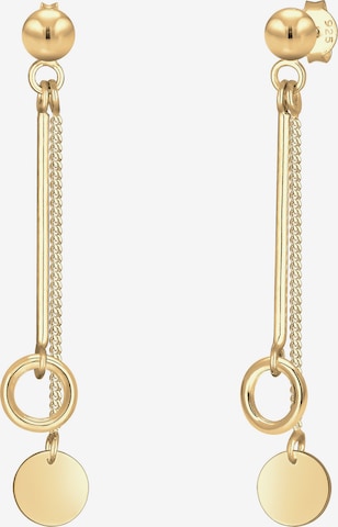 ELLI Earrings in Gold: front