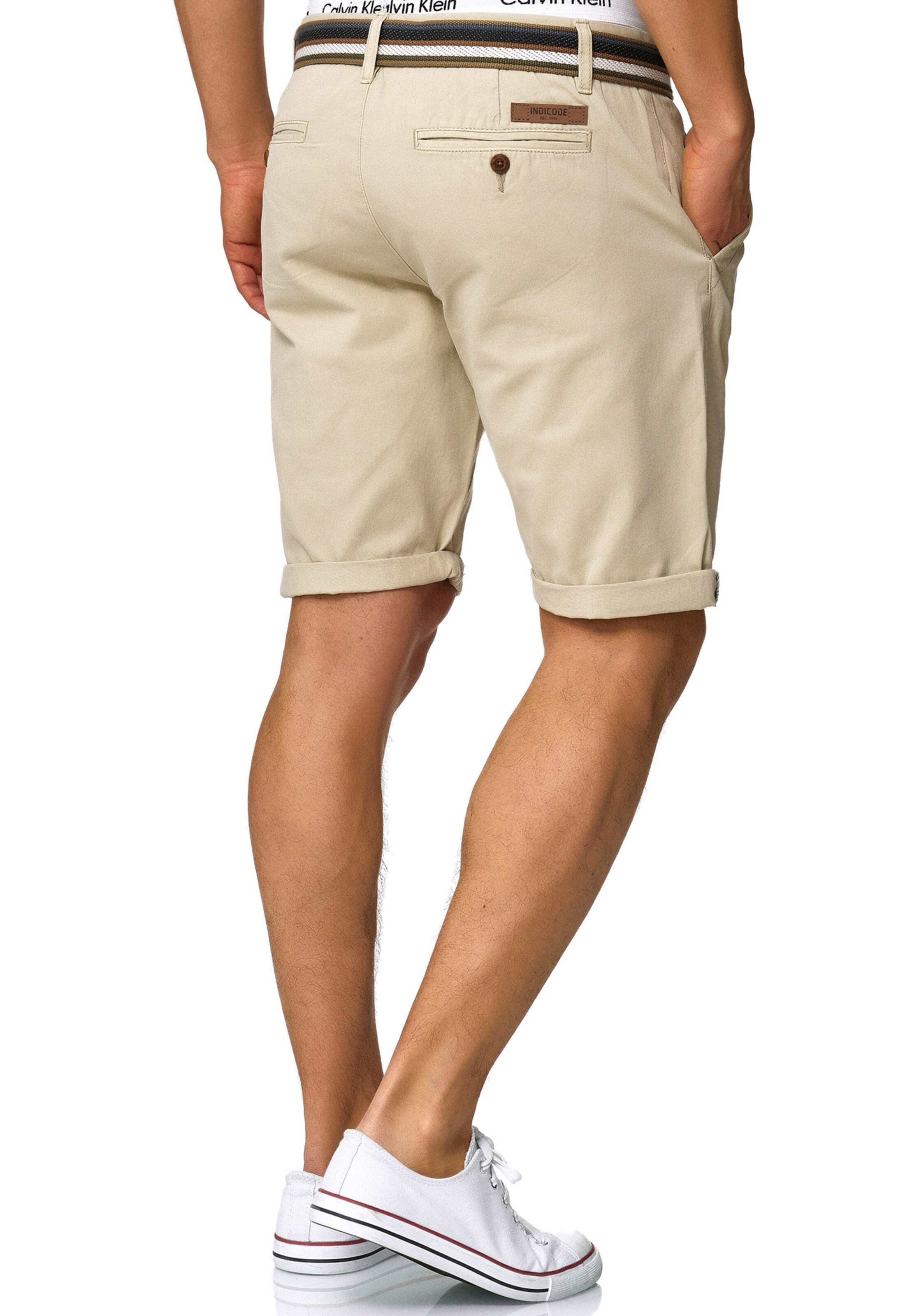 INDICODE JEANS Regular Pants 'Cuba' in Beige