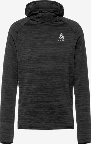 ODLO Sportsweatshirt 'MILLENNIUM ELEMENT' in Zwart: voorkant