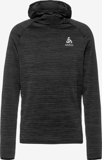 ODLO Sportsweatshirt 'MILLENNIUM ELEMENT' i svart / hvit, Produktvisning