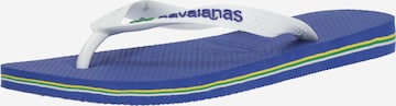 HAVAIANAS Klipklappere 'BRASIL' i blå: forside