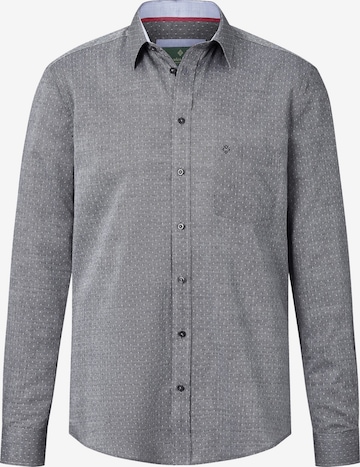 Coupe regular Chemise 'Earl George' Charles Colby en gris : devant