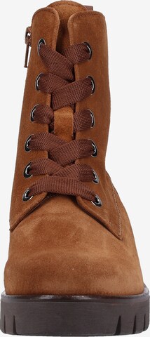 GABOR Lace-Up Ankle Boots in Brown