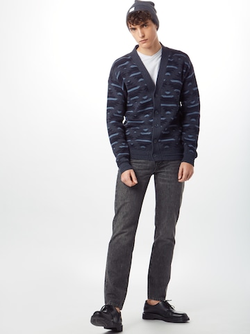 JACK & JONES Strickjacke 'WEST' in Blau