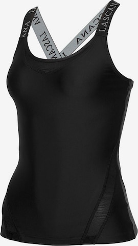 LASCANA ACTIVE Sports Top in Black