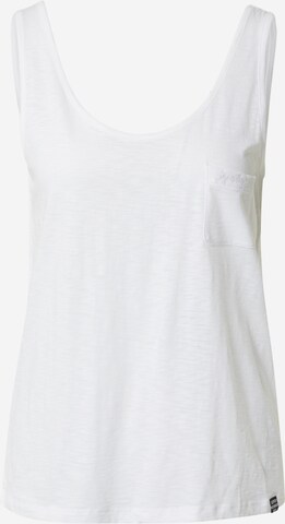 Superdry Top 'Essential' in White: front