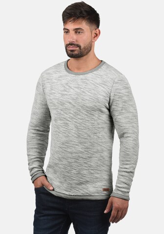 Sweat-shirt 'Flocks' !Solid en gris : devant
