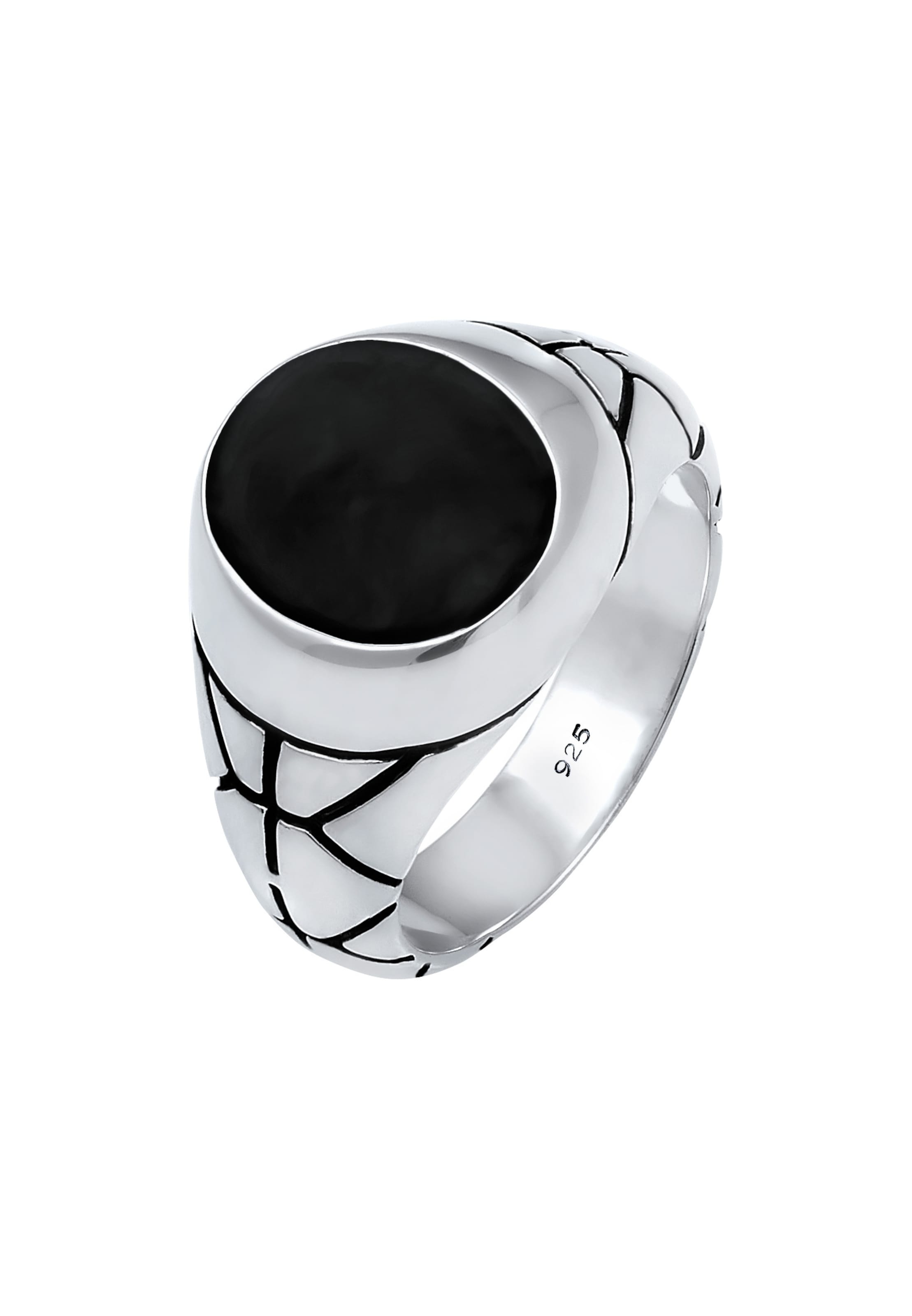 Bague 'Siegel' KUZZOI en argent : devant
