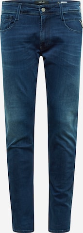 REPLAY Slimfit Jeans 'Anbass' in Blauw: voorkant