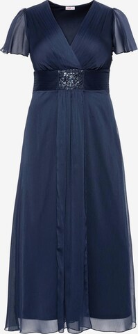 SHEEGO Evening dress in Blue: front