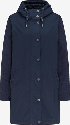 DreiMaster Vintage Winter Parka in Blue: front