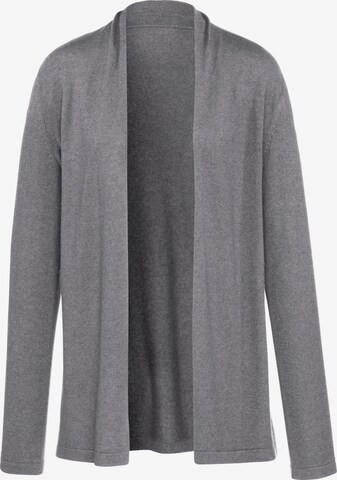 Peter Hahn Knit Cardigan 'Caro' in Grey: front