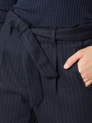 BRAX Regular Pleat-Front Pants 'Milla' in Blue