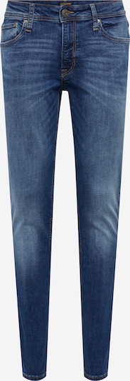 JACK & JONES Jeans 'Liam' in dunkelblau / hellbraun, Produktansicht