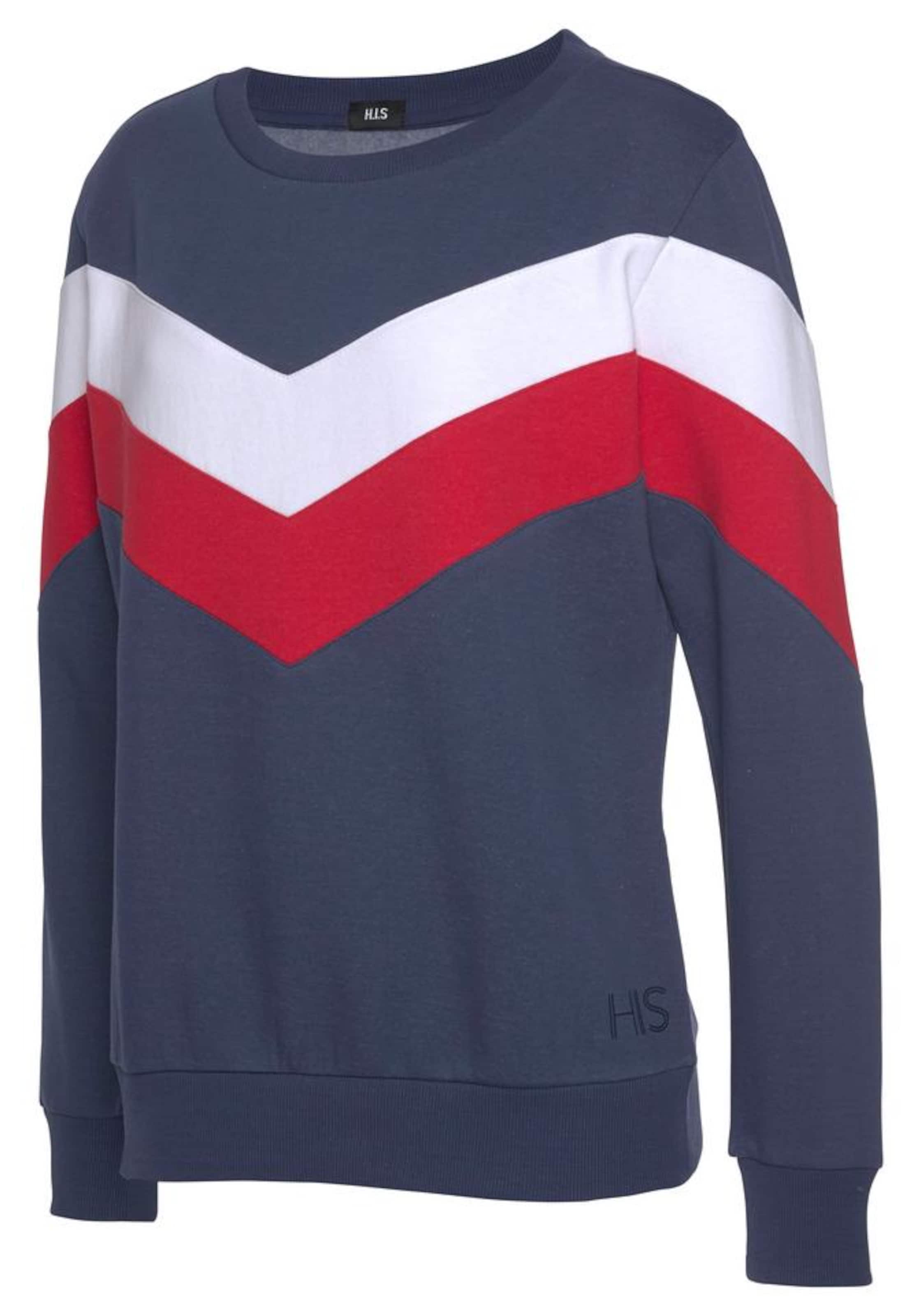 H.I.S Sweatshirt i blå