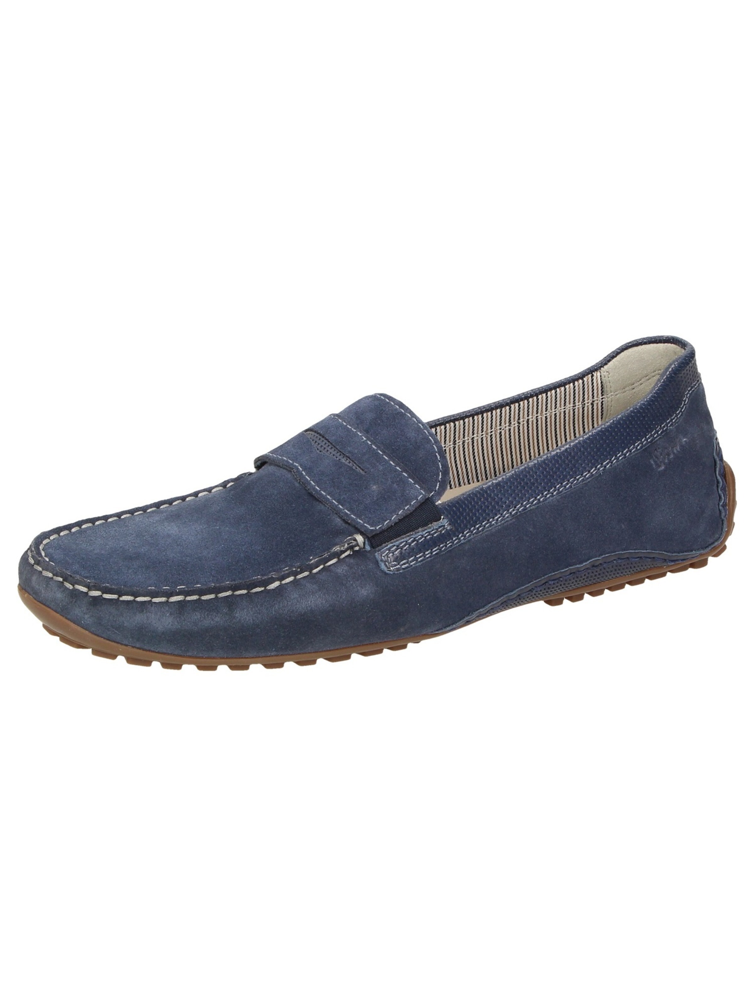 SIOUX - Mocassins 'Carulio-702' in de kleur Duifblauw