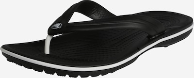 Crocs Zehentrenner in schwarz / weiß, Produktansicht